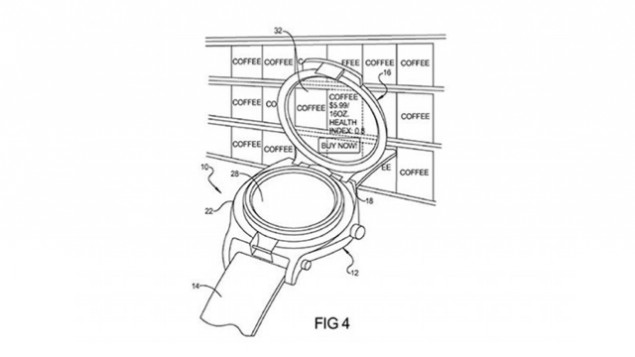 gooogle smartwatch patent