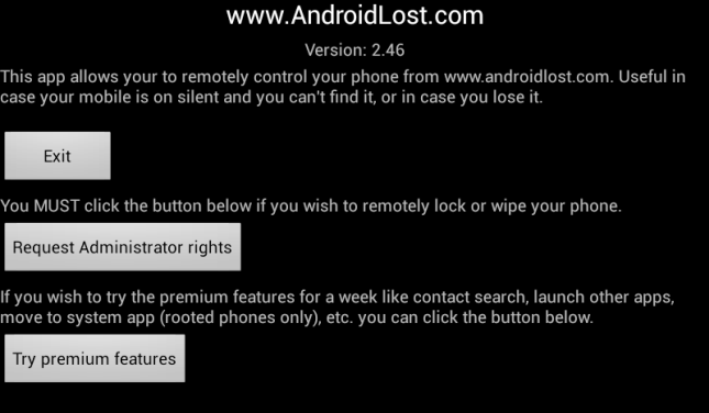 android lost-find your lost android: app review