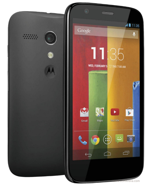 moto g front and back