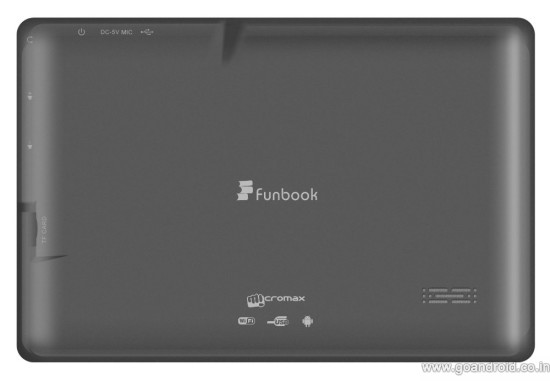 micromax funbook p280 back