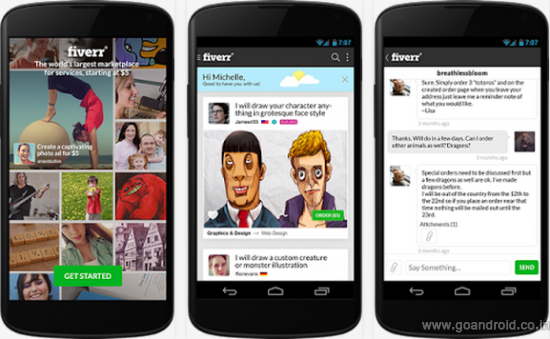 fiver android app