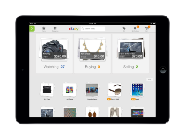 ebay mobile apps update