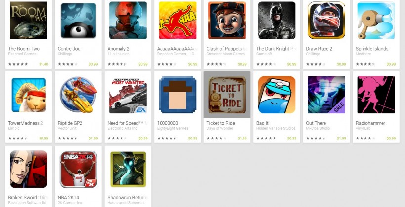 google play store spring sale