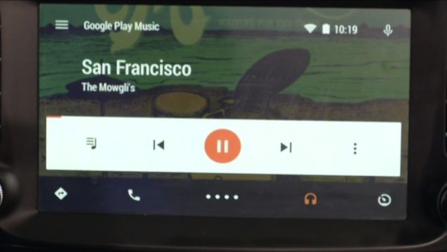  car's dashboard into a mobile device with android auto
