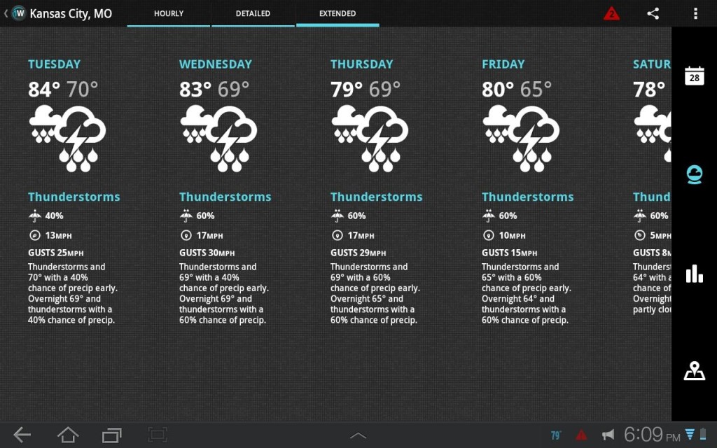 1 weather best weather android app 2014
