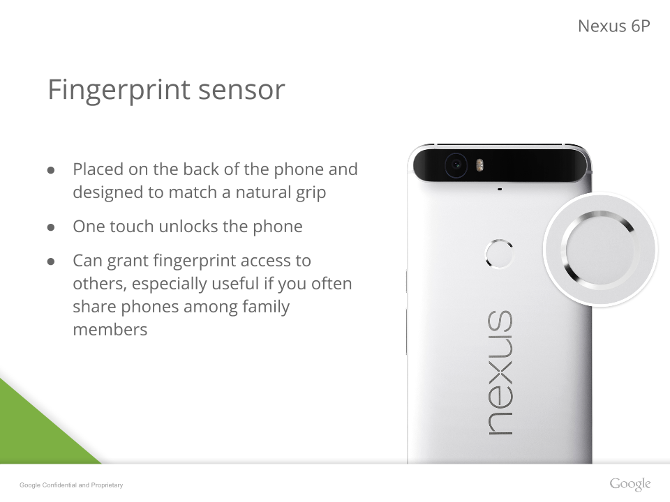 nexus 6p fingerprint scanner