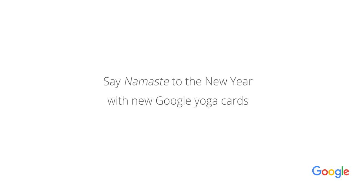 google search yoga cards