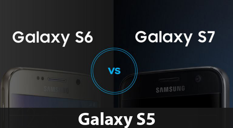 samsung galaxy s7 vs galaxy s6 vs galaxy s5