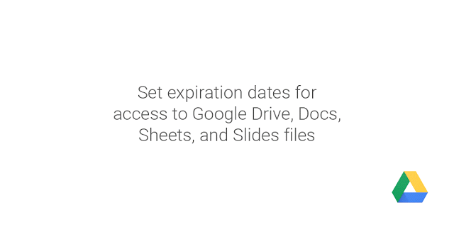 expiring date on google drive shared documents