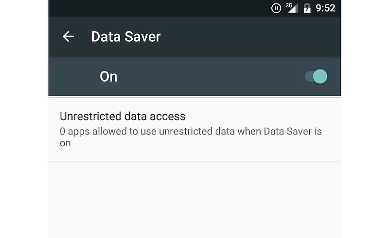 android n data saver