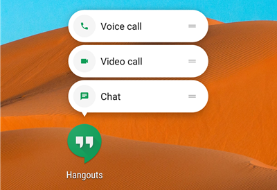 Hangouts v14 Swings in For Android 7.1, Brings Compatible Shortcuts And New Settings